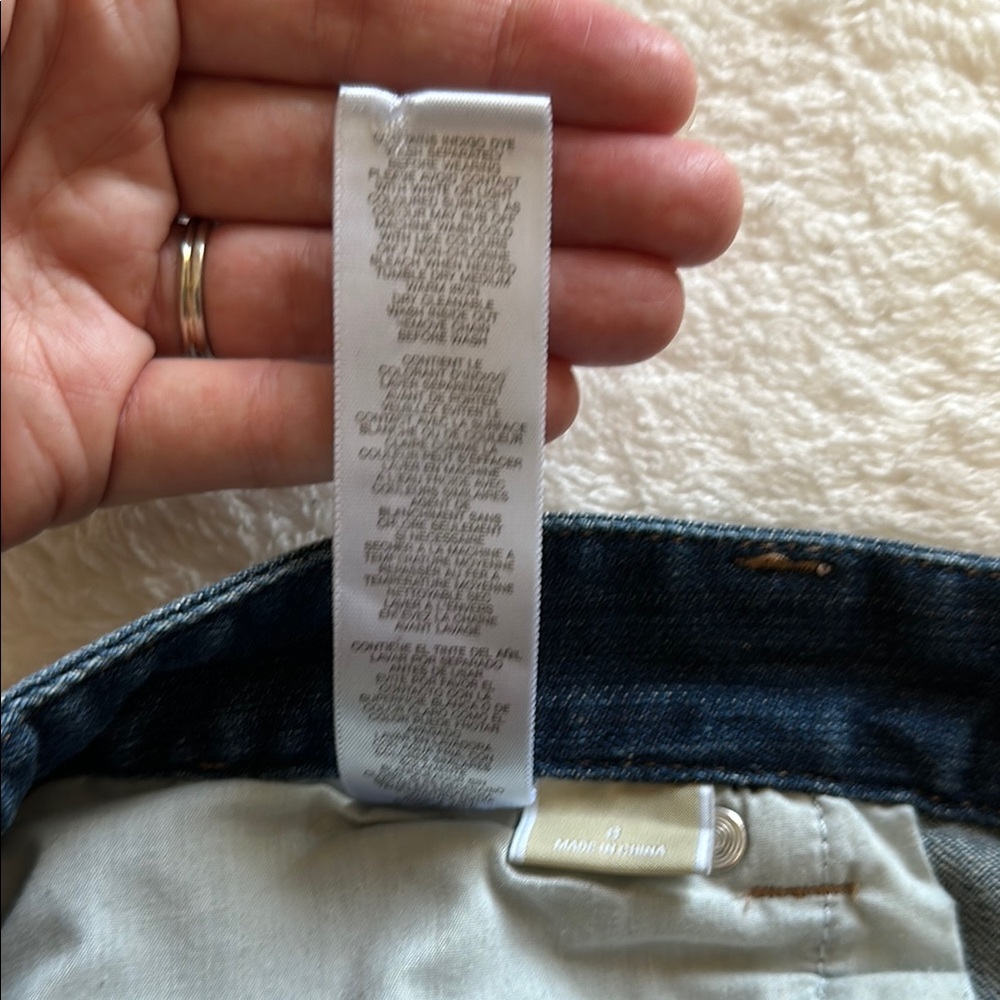 Michael Kors Women's Boot Cut Dark Blue Jeans Size 8 - Picture 6 of 10